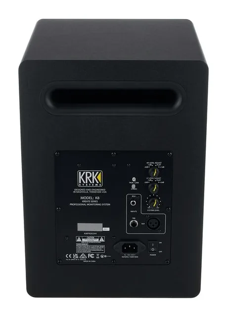 KRK Kreate 8, loggan och ytan