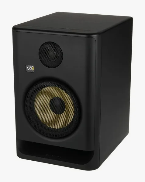 KRK Rokit RP7 G5 Stand Bundle, baksidan med anslutningarna