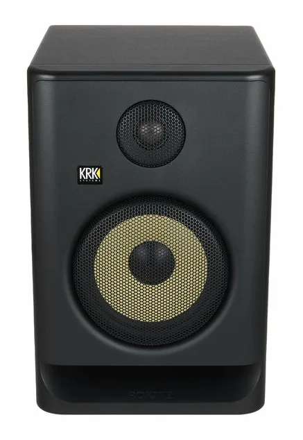 KRK Rokit RP7 G5 Stand Bundle, baksidan med anslutningarna