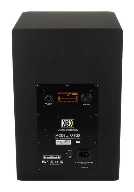 KRK Rokit RP8 G5 ARC Studio Bundle, basreflexporten