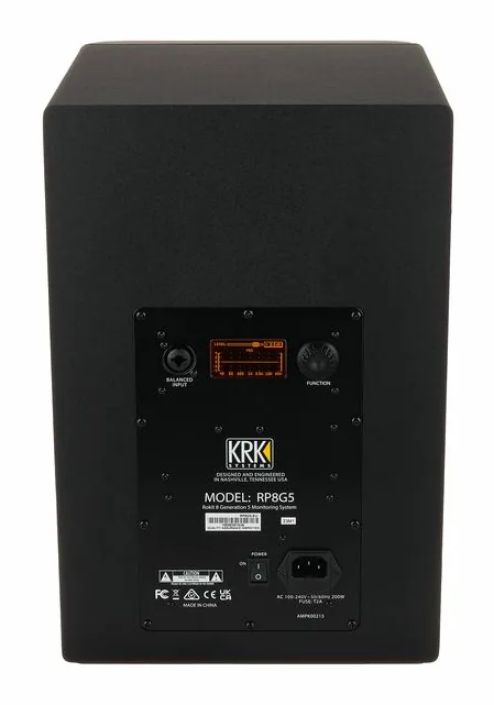 KRK Rokit RP8 G5, loggan och ytan
