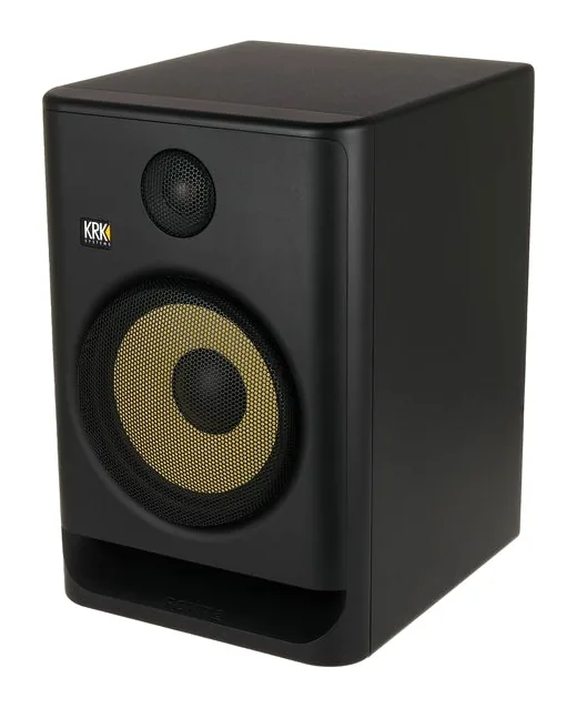 KRK Rokit RP8 G5 Stand Bundle, baksidan med anslutningarna