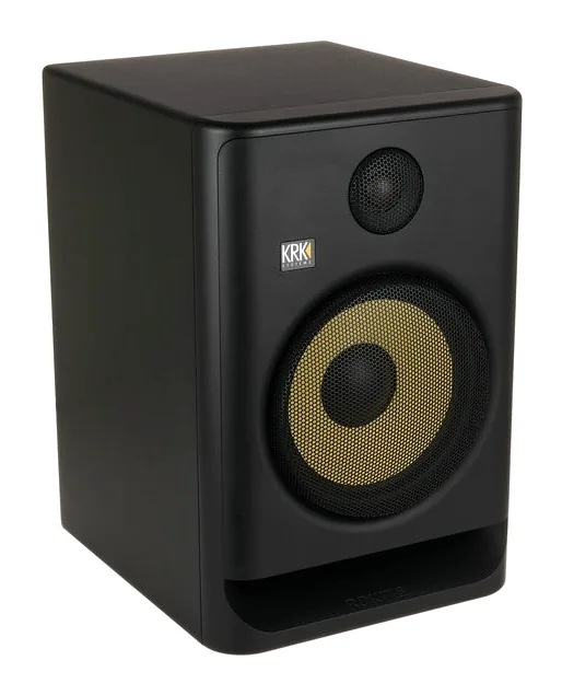KRK Rokit RP8 G5 Stand Bundle, baksidan med anslutningarna