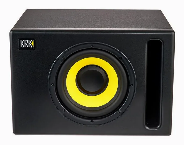 KRK S8G4, baksidan med anslutningarna