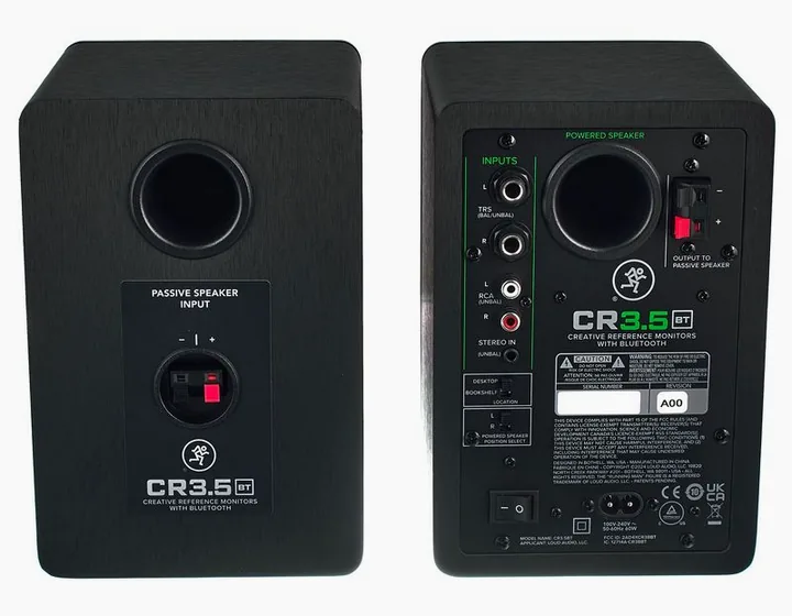 Mackie CR3.5 BT, basreflexporten