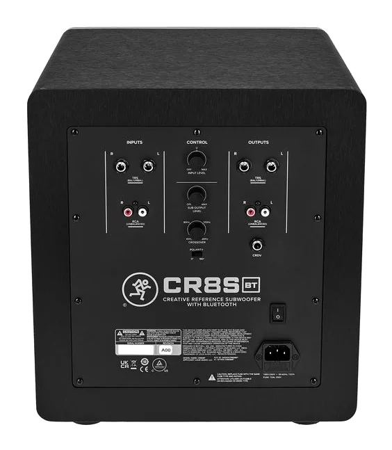 Mackie CR8S BT, fronten med woofer och diskant
