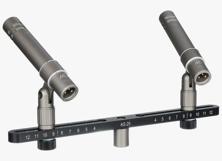 Microtech Gefell M 300 Stereoset, hållaren och fästet