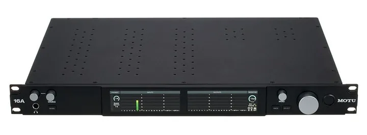 MOTU 16A (2025), frontpanelen med rattarna