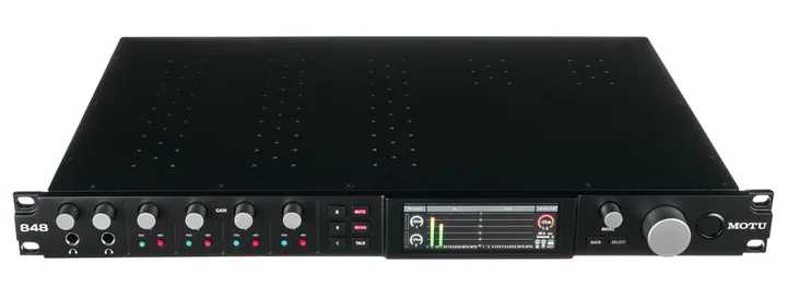 MOTU 848, frontpanelen med rattarna
