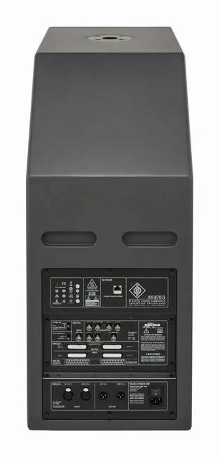 Neumann KH 870 II, fronten med woofer och diskant