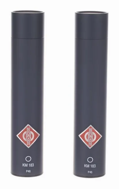 Neumann KM183 Stereo Set mt, hållaren och fästet