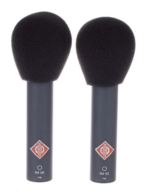 Neumann KM183 Stereo Set mt, gallret framifrån