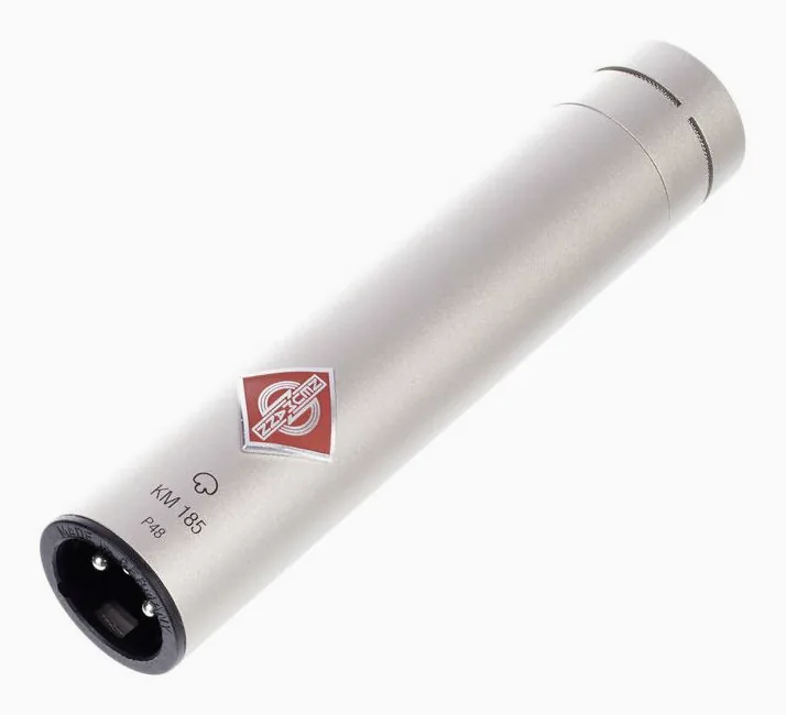 Neumann KM185, mikrofonkorgen på nära håll