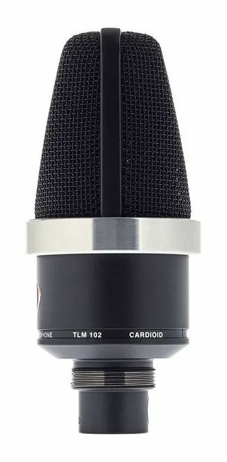 Neumann TLM 102 BK, gallret framifrån