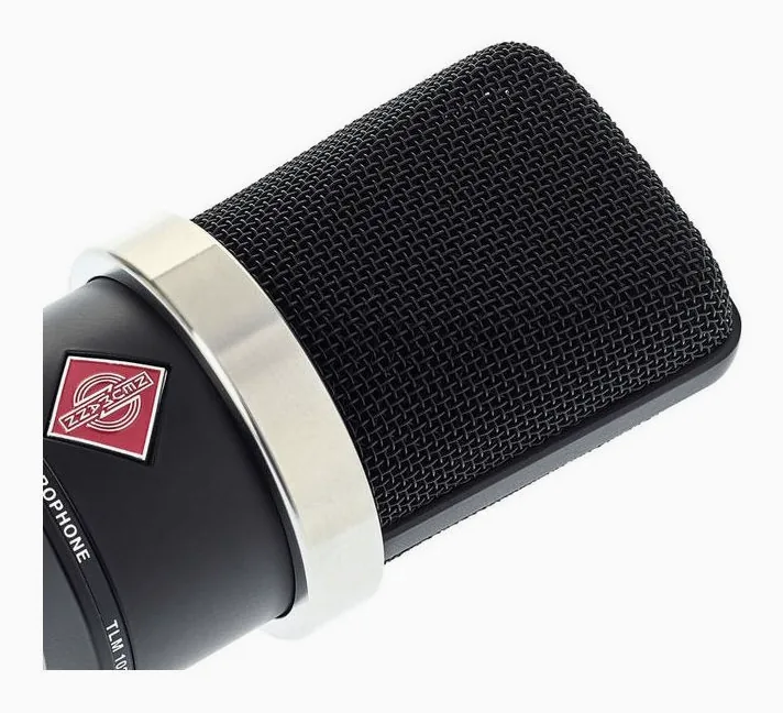 Neumann TLM 102 BK, loggan och ytan