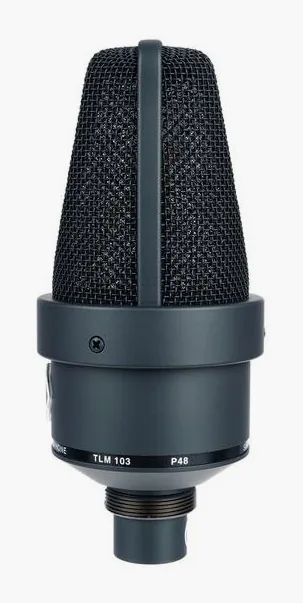 Neumann TLM 103 mt, XLR-kontakten i botten