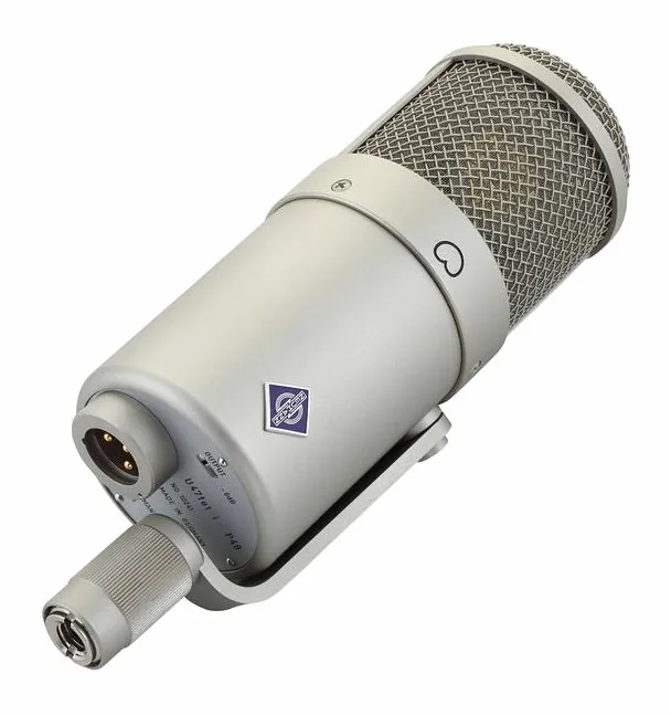 Neumann U47 fet, mikrofonkorgen på nära håll
