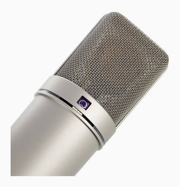 Neumann U87 Ai, mikrofonkorgen på nära håll