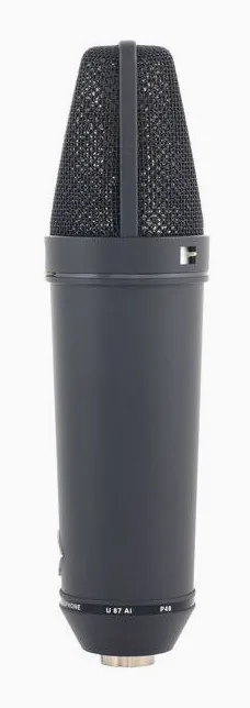 Neumann U87 AI MT, XLR-kontakten i botten