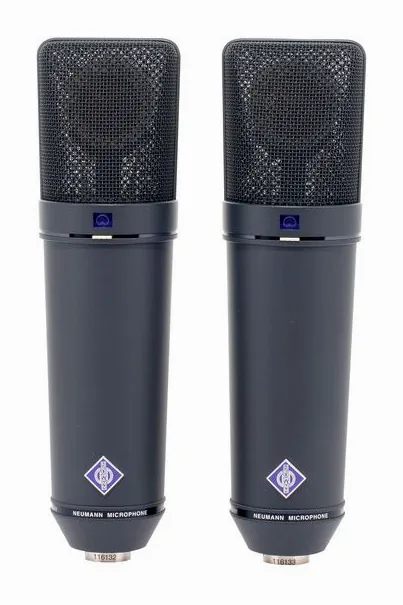 Neumann U87 AI MT Stereo Set, mikrofonkorgen på nära håll