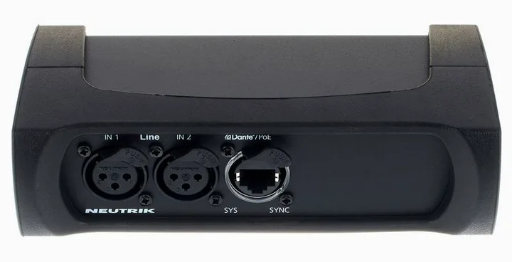 Neutrik NA-2I-DLINE, ovansidan av lådan