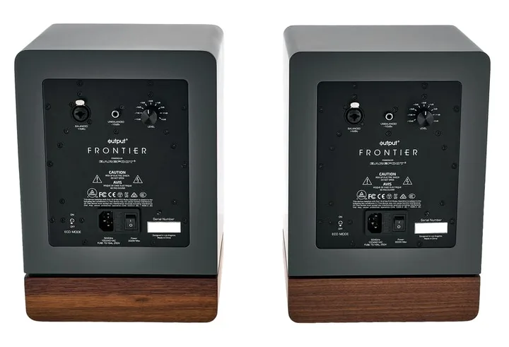 Output Frontier, knapparna på bakpanelen