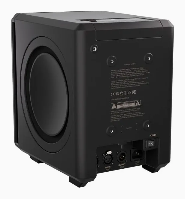 Palmer Orbit 11 Black - MoniconXL Set, fronten med woofer och diskant