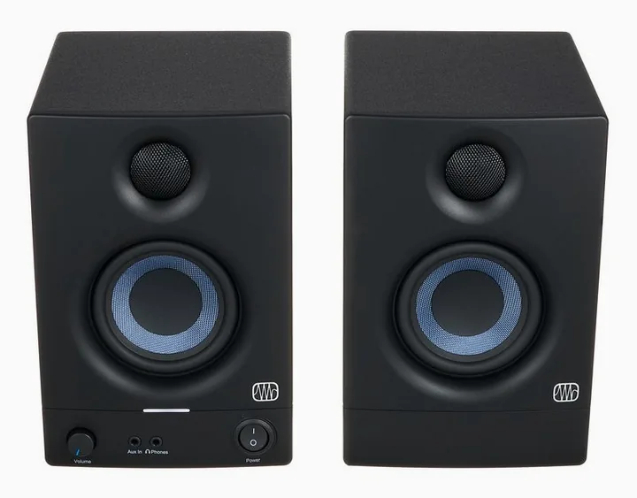 Presonus Eris 3.5 2nd Gen Riser Bundle, kabinettet sett från sidan
