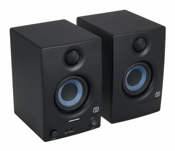 Presonus Eris 3.5 2nd Gen Riser Bundle, kabinettet sett från sidan