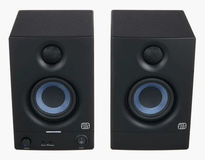 Presonus Eris 3.5 2nd Gen Tilt Set, loggan och ytan