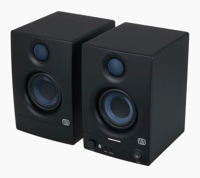 Presonus Eris 3.5BT 2nd Gen Stand Set, fronten med woofer och diskant