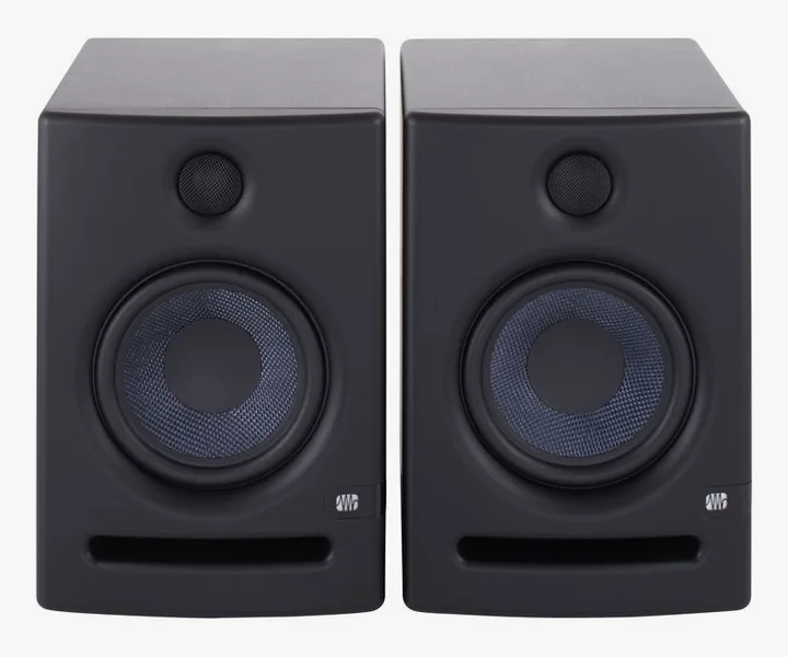 Presonus Eris E5 M-Control+ Bundle, kabinettet sett från sidan