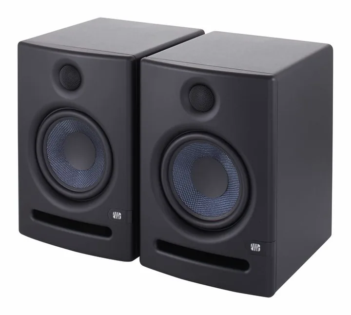 Presonus Eris E5 Table Stand Bundle, knapparna på bakpanelen