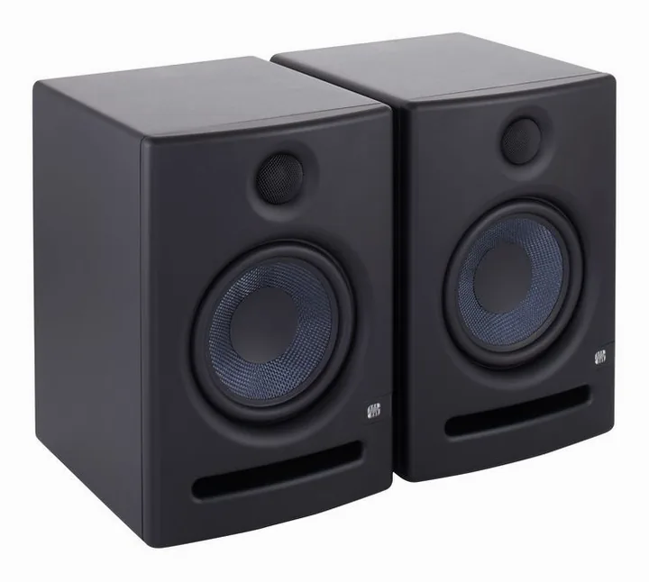 Presonus Eris E5 Tilt Stand Bundle, basreflexporten
