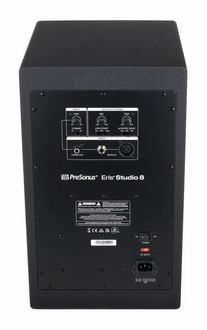 Presonus Eris Studio 8, kabinettet sett från sidan