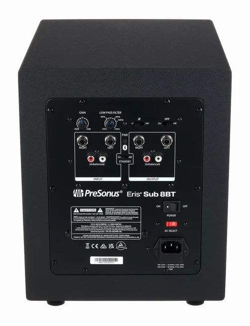 Presonus Eris Sub 8BT, basreflexporten