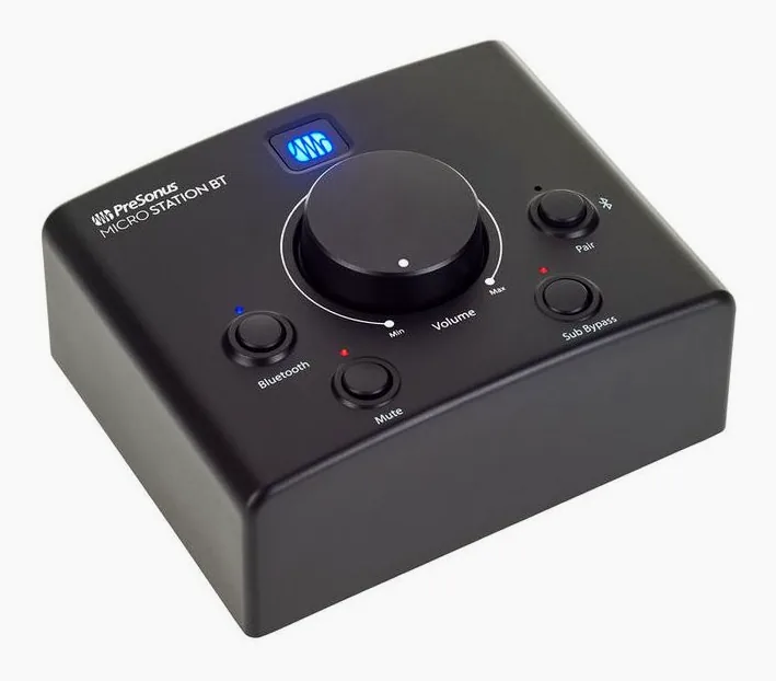 Presonus MicroStation BT, loggan och ytan