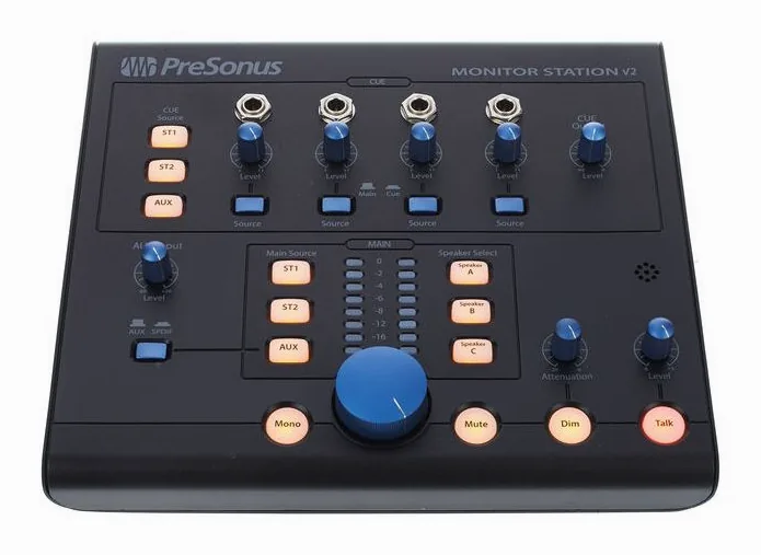 Presonus Monitor Station V2, loggan och ytan
