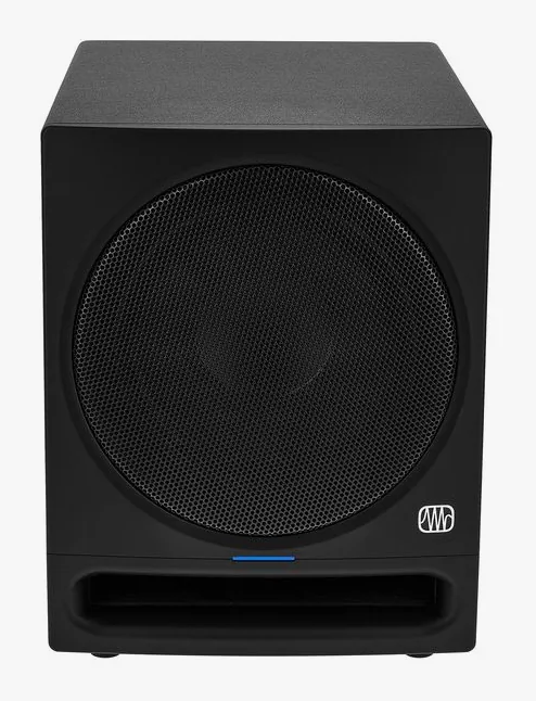 Presonus Eris Pro Sub 10, knapparna på bakpanelen
