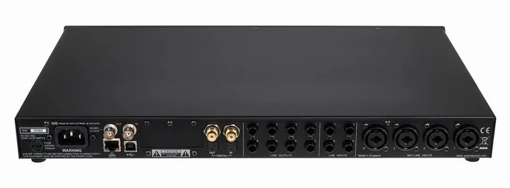 Prism Sound Titan, frontpanelen med rattarna