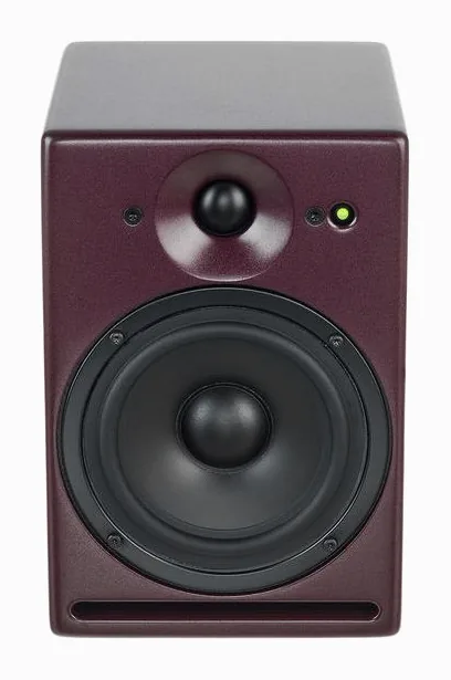 PSI Audio A14-M Studio Red, kabinettet sett från sidan