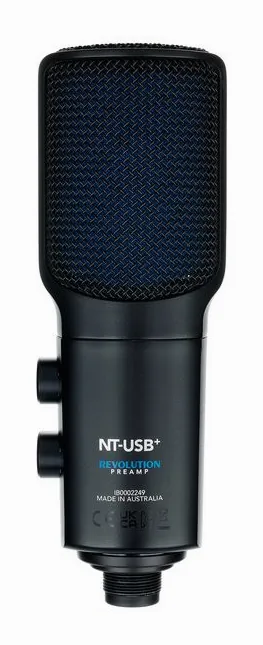 Rode NT-USB+, mikrofonkorgen på nära håll