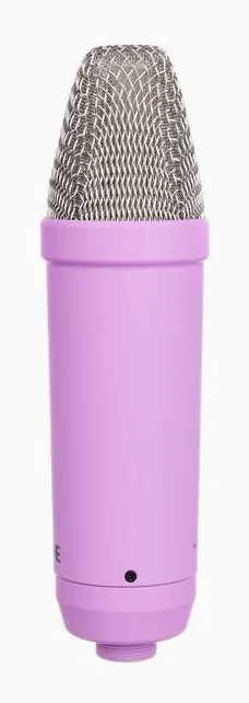 Rode NT1 Signature Purple, mikrofonkorgen på nära håll