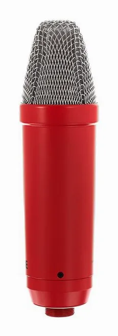 Rode NT1 Signature Red, hållaren och fästet