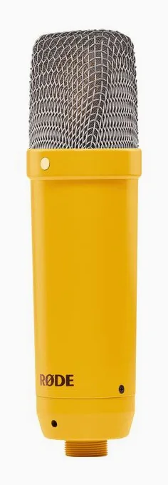 Rode NT1 Signature Yellow, hållaren och fästet
