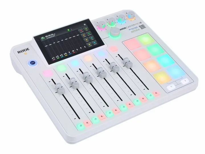 Rode Rodecaster Pro II W, anslutningarna på baksidan