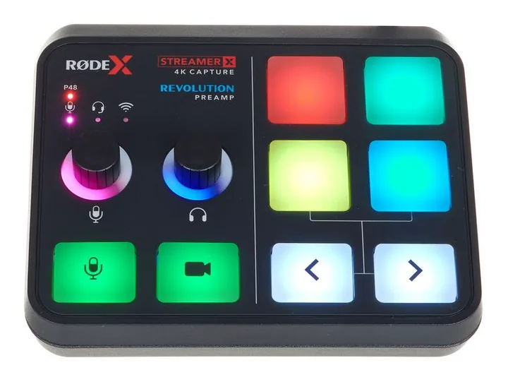 Rode Streamer X, höljet sett från sidan