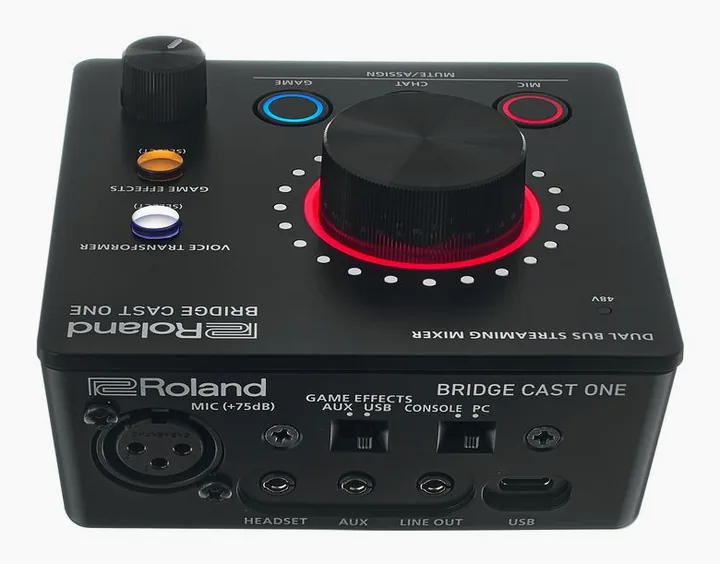 Roland Bridge Cast One, höljet sett från sidan