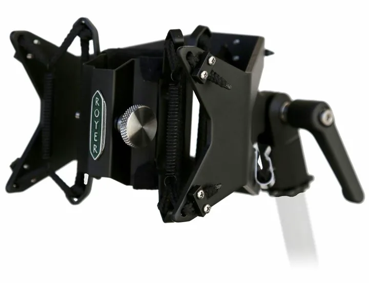 Royer Labs R-12 MP Shockmount Bundle, loggan och ytan
