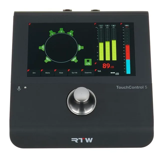 RTW TouchControl 5 Control & Meter, kabinettet sett från sidan
